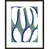 Contemporary Blues 2 By Andrea Stokes - Framed Wall Art