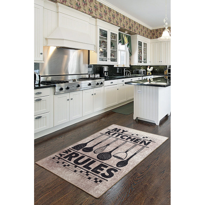 Premium Area Rug (5.2 x 7.5 ft), 100% Polyester, 0.2 in Pile Height | Antibacterial, Non-Slip Underside, Machine Washable | Elegant Design for Living Room & Bedroom Decor, Soft and Durable