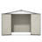 Outdoor Storage Shed, Utility Metal Tool Storage With Lockable Doors And Updated Frame Structure, Large Metal Garden Shed For Backyard, Patio Lawn-113767376-113767377