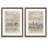 " Marshline Reflection I " by Vincent Van Gogh 2 - Pieces-1207897724-1110707316-1110707317