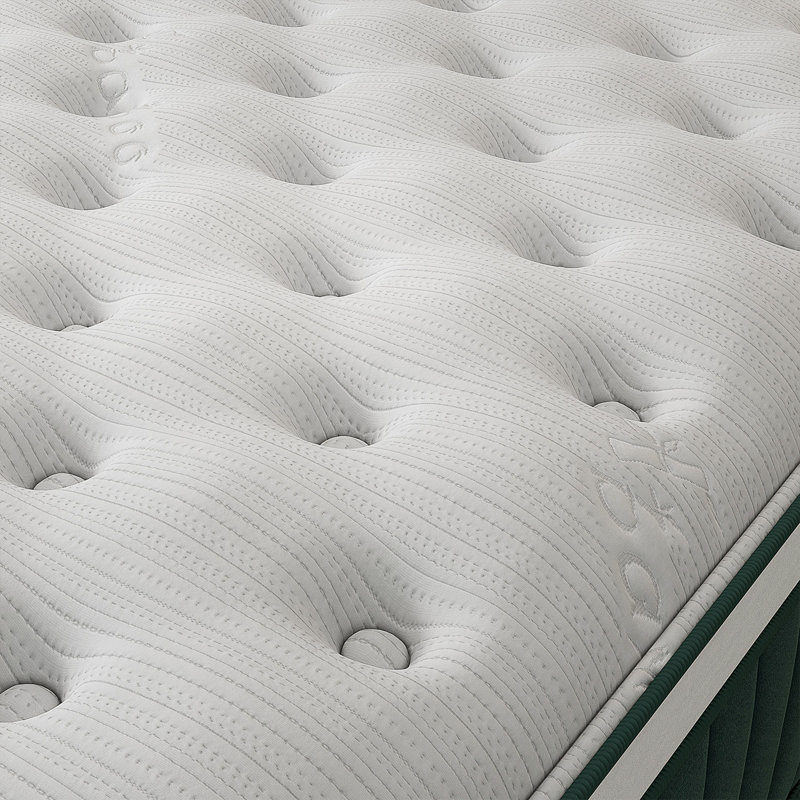 12''/14'' Medium-Firm Hybrid Mattress With Cooling Gel Memory Foam, Pocket Coil Support, Bed-In-A-Box, 12", Queen