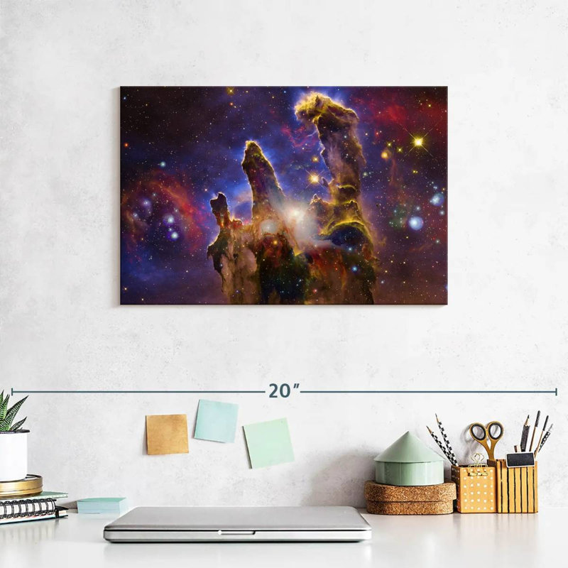 Oberle Nebulae And Stars, 8" H x 12" W
