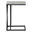 Table d'appoint décorative en forme de C, côté collation, salon, chambre à coucher, métal, contemporain, moderne-261712113