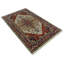 Tapis ivoire / bleu / rouge en laine noué à la main Heriz