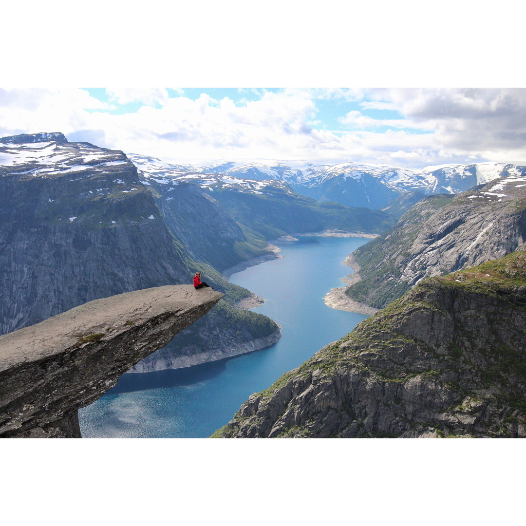 Leinwandbild Trolltunga in Odda, Norway