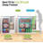 Freezer Organizer Bins, 3 Pack Big Stackable Deep Chest Freezer Organizer Bins, Foldable Baskets with Handles