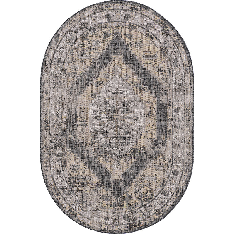 Tapis d'extérieur Nil, Ovale 5 pi 3 po x 7 pi 10 po