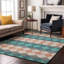 Premium Machine Washable Bunderberg AMF1007 Geometric Rug-2038344687