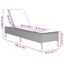  Accoudoirs réglables standard en rotin PE gris-690919993-690919998