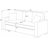 Edmundo 75'' Square Arm Sofa-289346325