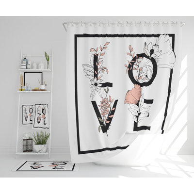 Nectarios Polyester Shower Curtain Set