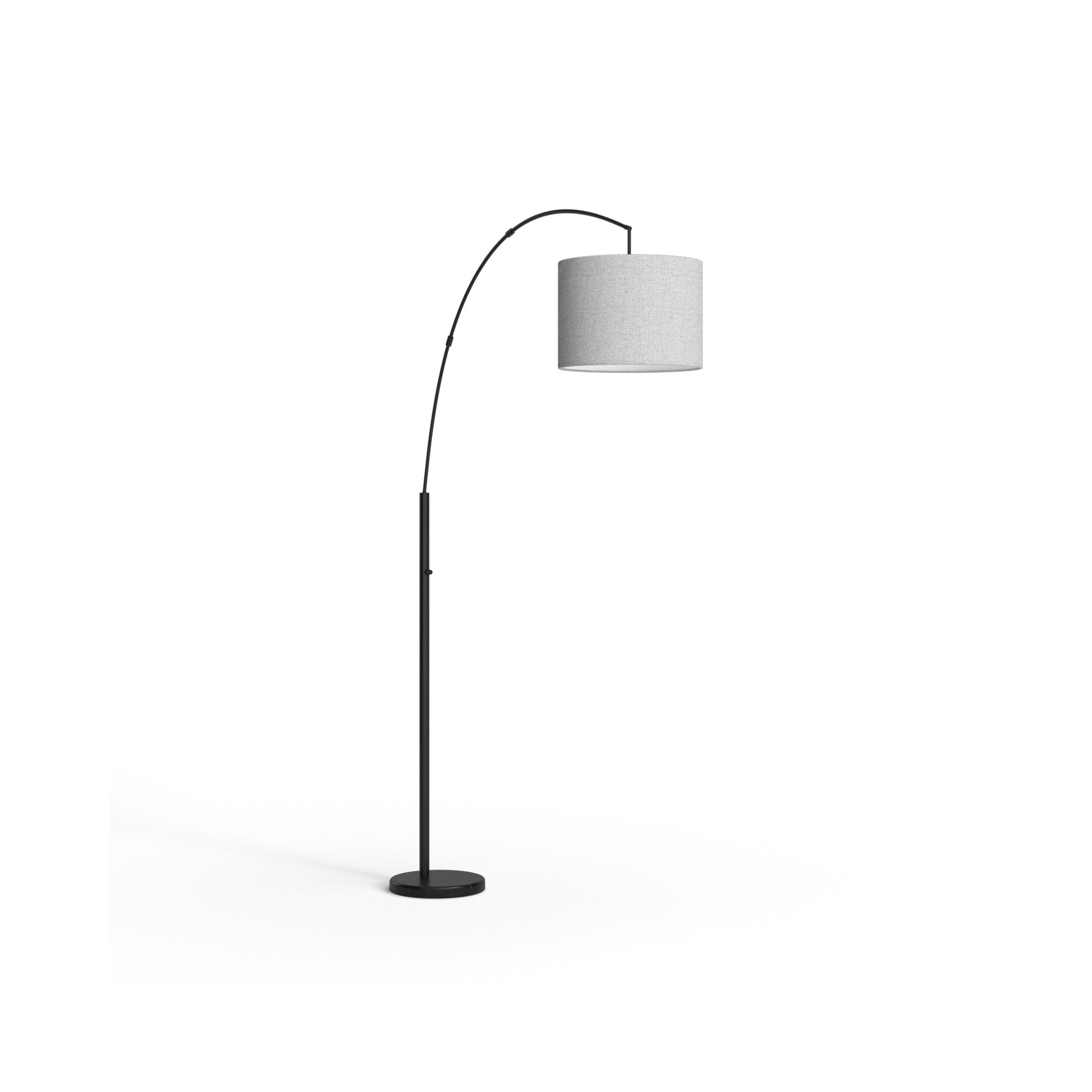 Felice 73.5'' Floor Lamp, Taupe, Black