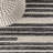 Augie Modern Berber Stripe Cream/Black Rug-180662210