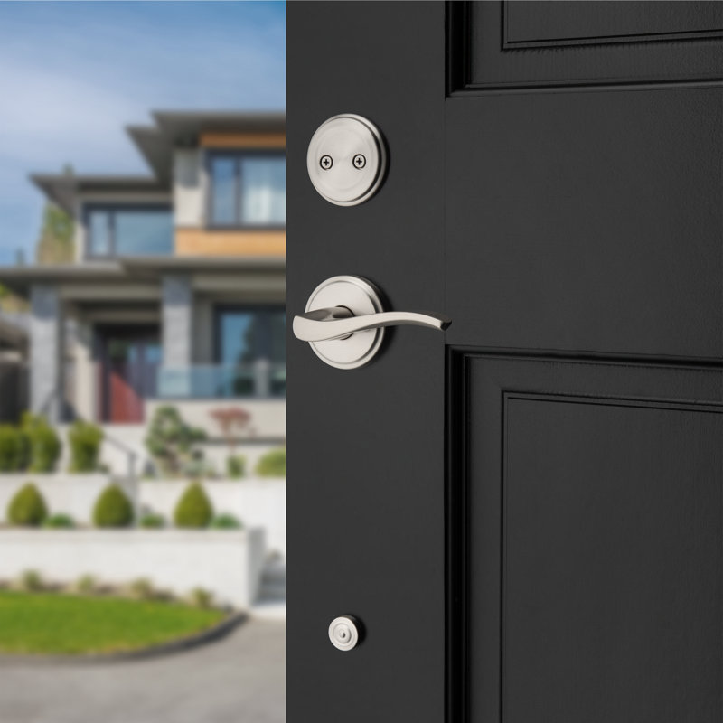 Sedona Entry Set, Satin Nickel, Left
