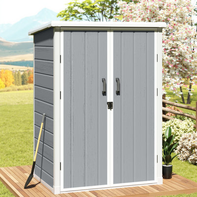 Remise de rangement pour l'extérieur avec l 4,6 pi x P 2,9 pi x H 5,6 pi