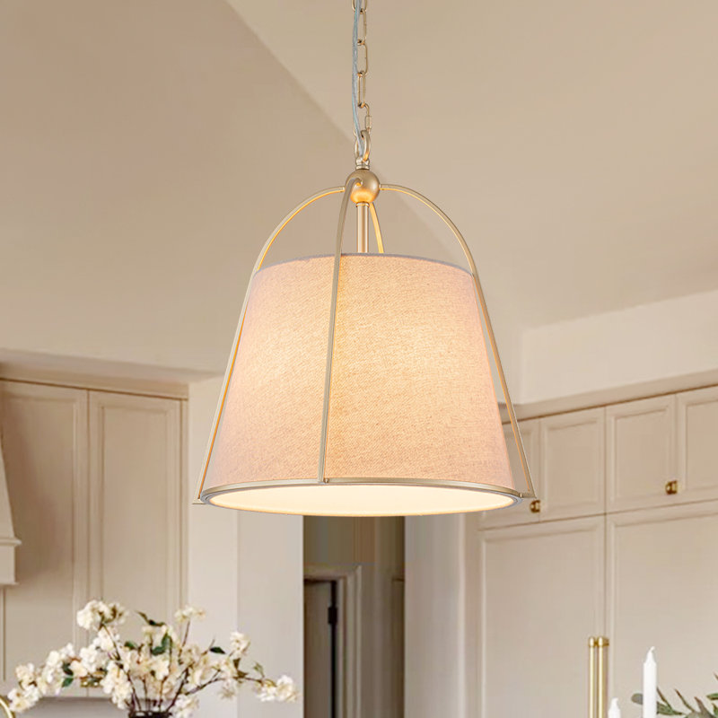Luminaire suspendu cylindrique rétro 1 lumière