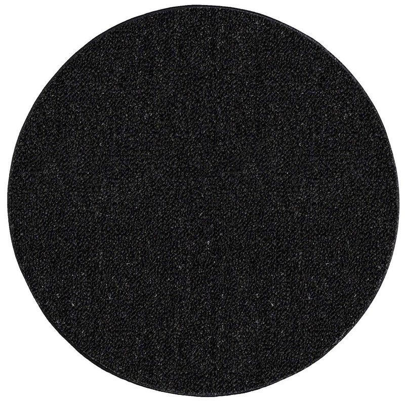 Tapis de couleur unie pour l'intérieur et l'extérieur Amore Furnish my Place, Rond 9 pi