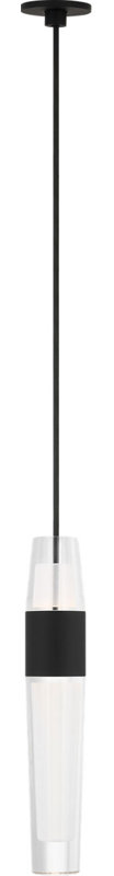 Lassell Mini Pendant, Nightshade Black
