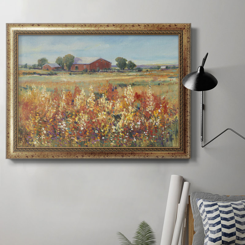 Toile encadrée de qualité supérieure Country View II - prête à être accrochée, H 24 po x l 36 po