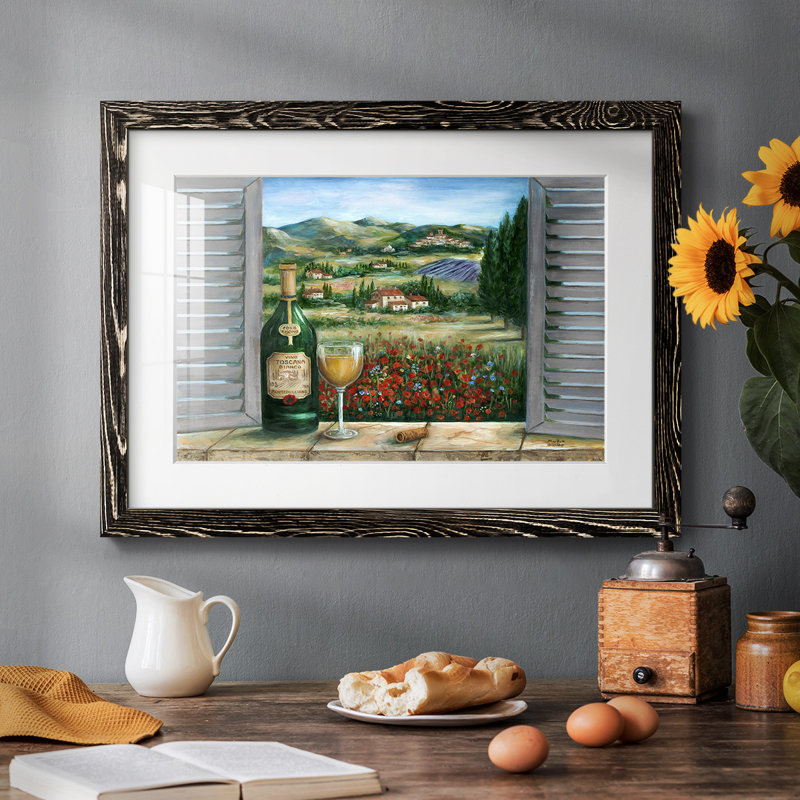 Blanc toscan et coquelicots, Noir