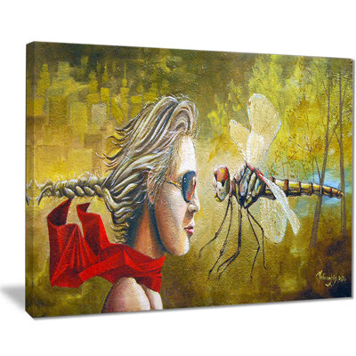 " Human And Dragon Fly "