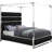 Encore Upholstered Low Profile Canopy Bed-251464132-251464133