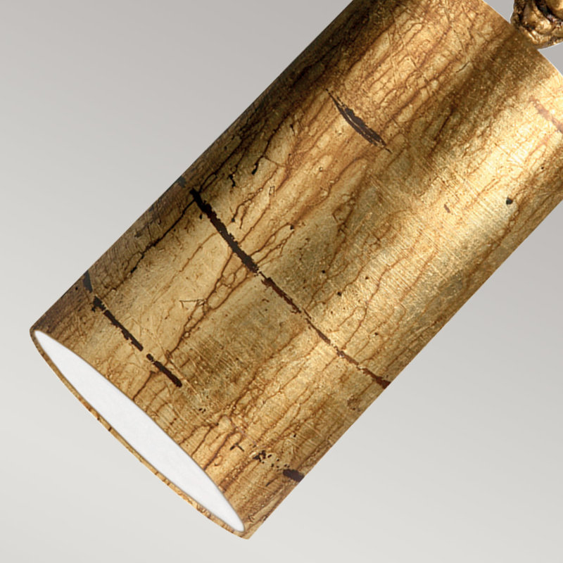 Celeste 1 - Light Cylinder Pendant, Aged Gold