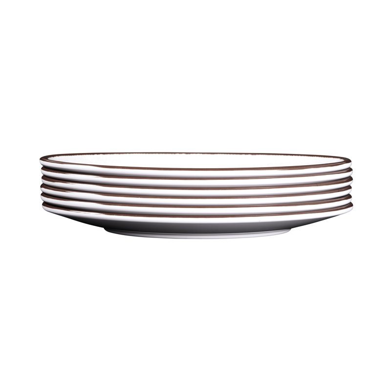 Assiette à salade en mélamine 12,5 po ovale grésille Mojave