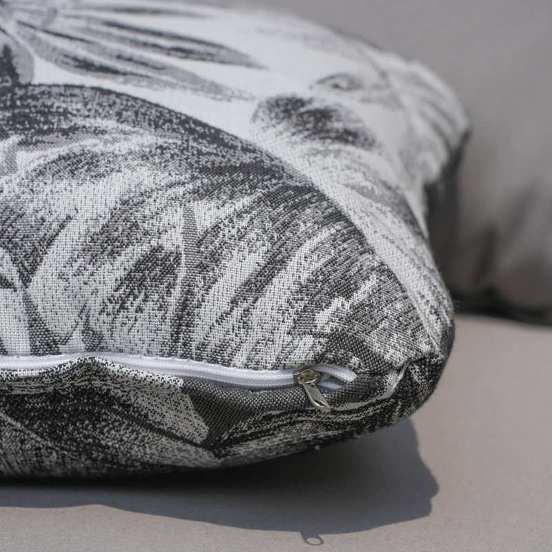 Indoor/Outdoor Cotton Reversible Throw Pillow