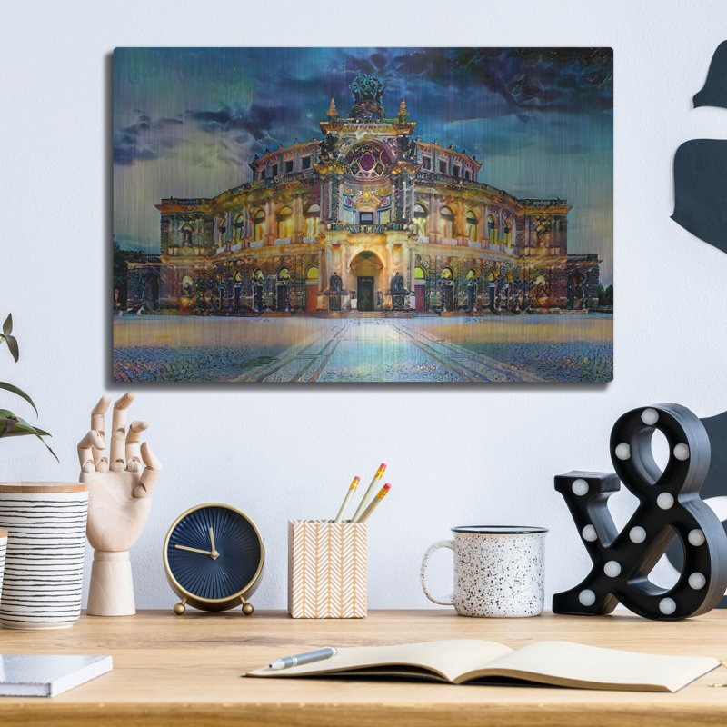 "Allemagne Dresden Semperoper Opéra" par Pierre Gavidia, H 12 po x l 16 po