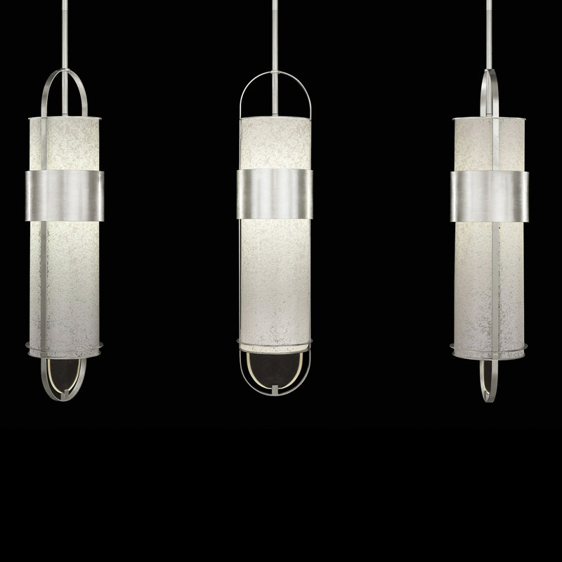 Bond 6 - Light LED Pendant, White, Silver