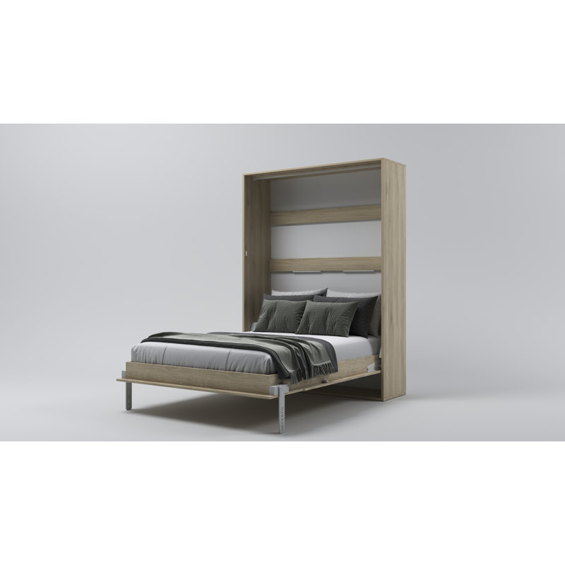 Rechell Murphy Bed, European Double (140 x 200cm), Oak Natural