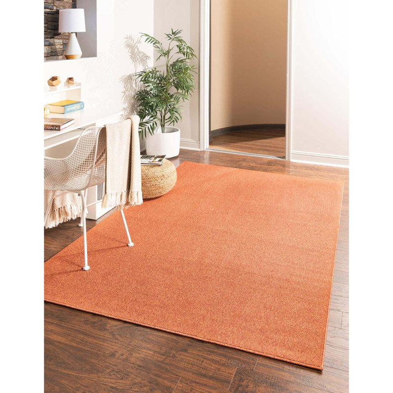Everyday Solid Indoor Rug, Rectangle 4' x 6'