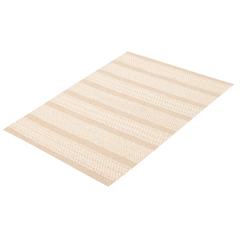 Tapis brun / beige en laine 3 pi 7 po x 5 pi 7 po New Ashford