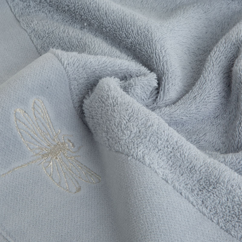 Custar Midweight Jacquard Hand Towel, Matt Brushed Nickel