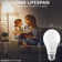 Luxrite A19 LED Light Bulb CRI90, 5CCT Selectable 2700K-5000K, Dimmable, Standard LED Light Bulbs, E26 Title CA20, ETL Listed 48 Pack
