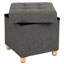 Amandine 38cm Wide Square Solid Colour Ottoman with Storage-29296117