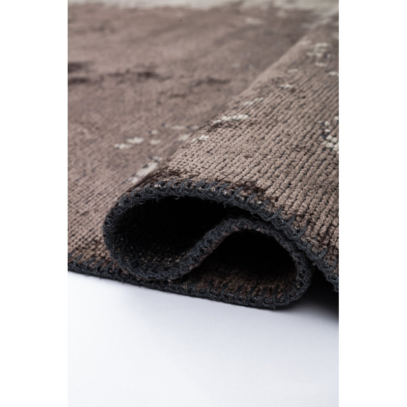 Tapis brun / taupe Rapture, Rectangle 7 pi 10 po x 11 pi 2 po