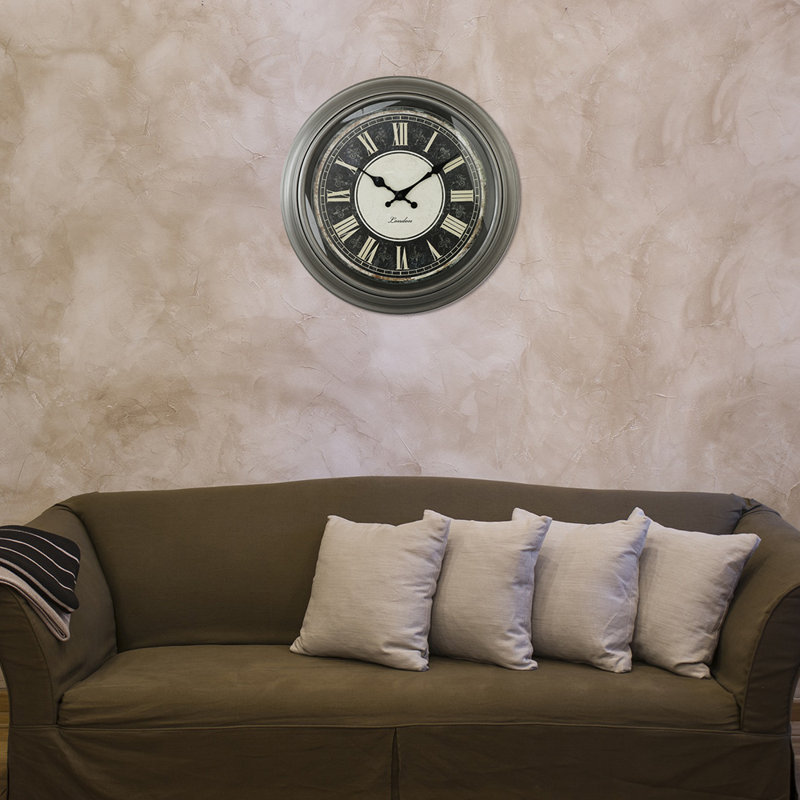 Beemer Wall Clock, Grey