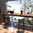 28.96"H Ergonomic Resin Footrest Bar & Counter Stool