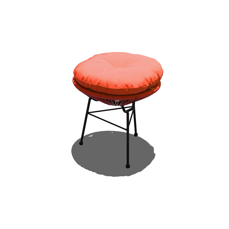 Ehrlich Round Outdoor , in. W 19.5'' in. D, Red