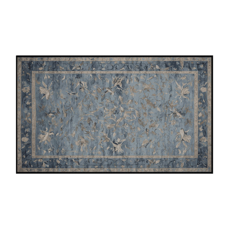 Tapis gris lavable à la machine