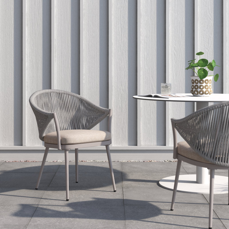 Chaise de salle à manger Audreyanna, Beige