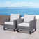 Nazime Wicker Premium All-Weather Wicker Outdoor Lounge Chair