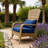 Soft Cushions Chair,Patio Chair With Rattan Wicker, Tall Curved Backrest For Indoor, Outdoor-1788328391-1788328389