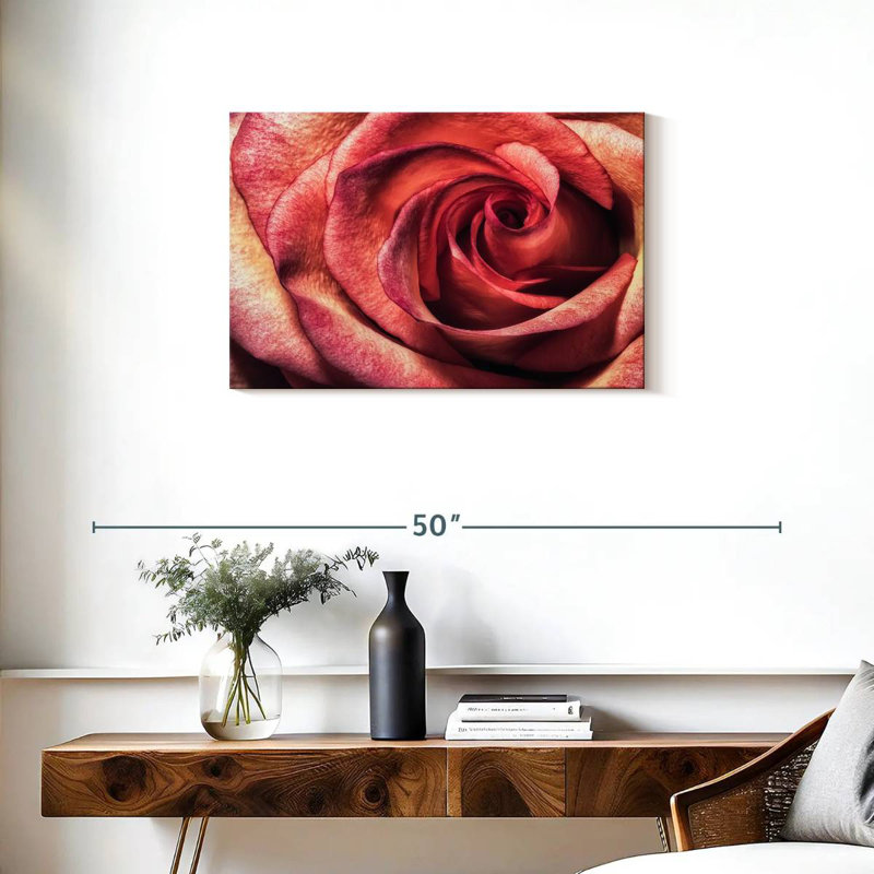 Harnek Stunning Pink Rose, 20" H x 30" W