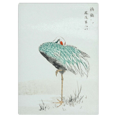 Tempered Glass Crane Chopping Board