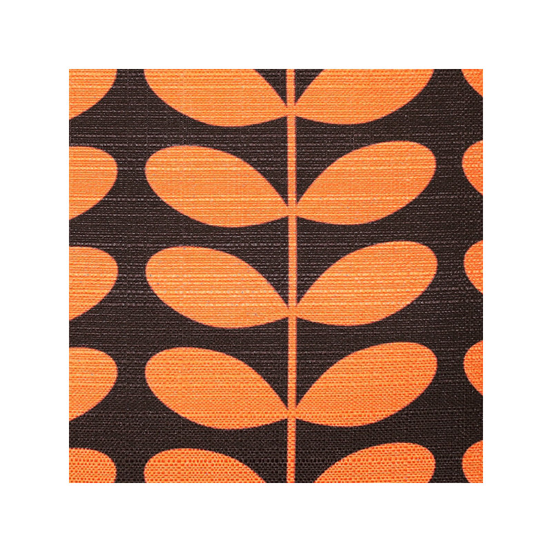  Square Mid-Century Modern Throw Pillow, Orange