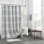 Rideau de douche en coton chenille