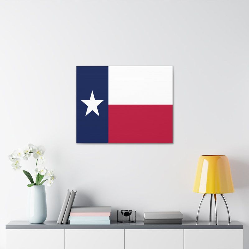 " Texas State Flag ", 24" H x 30" W